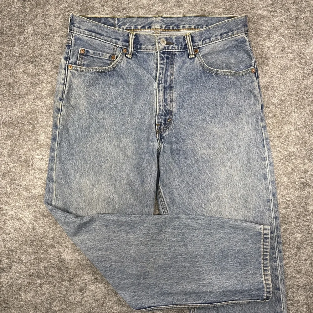 Levis 550 jeans men's 34x30 blue‎ medium wash denim 2005 vintage Levi Strauss